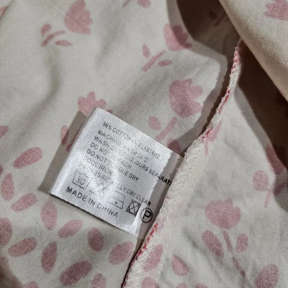 Ruby Belle Vintage Red Orange Off White Floral Dress 8 - Picture 9 of 9